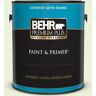 BEHR PREMIUM PLUS 1 gal. #420C-1 Highlight Satin Enamel Exterior Paint & Primer