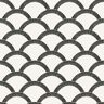 Tempaper Mosaic Scallop Black Peel and Stick Wallpaper (Covers 28 Sq. Ft.)