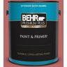 BEHR PREMIUM PLUS 1 gal. #MQ1-11 Drama Queen Satin Enamel Exterior Paint & Primer