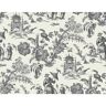 Seabrook Designs Poppy Seed Colette Chinoiserie Paper Unpasted Nonwoven Wallpaper Roll 60.75 sq. ft.