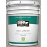 BEHR PREMIUM PLUS 5 gal. #BNC-17 Casual Gray Semi-Gloss Enamel Low Odor Interior Paint & Primer