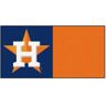 FANMATS Houston Astros Orange Residential 18 in. x 18 in. Peel and Stick Carpet Tile (20 Tiles/Case) 45 sq. ft.