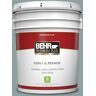 BEHR PREMIUM PLUS 5 gal. #N440-4 October Sky Flat Low Odor Interior Paint & Primer