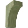 Ekena Millwork 3-1/2 in. x 8 in. x 6 in. Restoration Green Clarksville Wood Vintage Decor Bracket