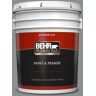 BEHR PREMIUM PLUS 5 gal. #MQ5-29 Gotham Gray Flat Exterior Paint & Primer