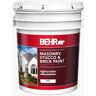 BEHR 5 gal. White Satin Enamel Masonry, Stucco and Brick Interior/Exterior Paint