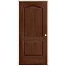 JELD-WEN 36 in. x 80 in. Continental Milk Chocolate Stain Left-Hand Molded Composite Single Prehung Interior Door