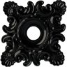 Ekena Millwork 1-1/2 in. x 18 in. x 18 in. Polyurethane Crawley Ceiling Medallion, Black Pearl