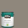 BEHR PREMIUM PLUS 1 gal. #T16-08 Fifth Olive-Nue Semi-Gloss Enamel Low Odor Interior Paint & Primer