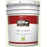 BEHR PREMIUM PLUS 5 gal. #430C-1 White Willow Flat Low Odor Interior Paint & Primer