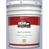 BEHR PREMIUM PLUS 5 gal. #S540-3 Meadow Phlox Flat Low Odor Interior Paint & Primer