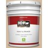 BEHR PREMIUM PLUS 5 gal. #S280-3 Practical Tan Flat Low Odor Interior Paint & Primer