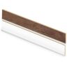 Cap A Tread Calusa/Frogtown Valley Walnut 47 in. L x 7.37 in. W x 0.56 in. T Vinyl Stair Reversible Riser Adhesive