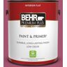 BEHR PREMIUM PLUS 1 gal. #110B-6 Cran Brook Flat Low Odor Interior Paint & Primer