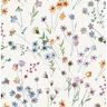 Advantage Heidi Peach Multi-Colored Watercolor Florals Paper Non-Pasted Matte Wallpaper