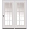 MMI Door 67 in. x 81.75 in. Grilles Between Glass Fiberglass Smooth Prehung Right-Hand Inswing 15 Lite Stationary Patio Door