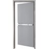 Armor Door 36 in. x 84 in. Fire-Rated Right-Hand Galvanneal Finish Steel Commercial Door Slab with Panic Bar and Adjustable Frame