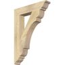 Ekena Millwork 4 in. x 30 in. x 22 in. Douglas Fir Olympic Traditional Rough Sawn Bracket