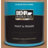 BEHR PREMIUM PLUS 1 qt. #T14-12 Coronation Satin Enamel Exterior Paint & Primer