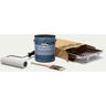 BEHR 1 gal. #57 Frost Extra Durable Satin Enamel Interior Paint and 5-Piece Wooster Set All-in-One Project Kit