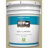 BEHR PREMIUM PLUS 5 gal. #PPU9-08 Tarragon Tease Satin Enamel Low Odor Interior Paint & Primer