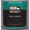 BEHR PREMIUM PLUS 1 qt. #PPU26-03 Legendary Gray Semi-Gloss Enamel Exterior Paint & Primer