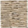 MSI Emperador Blend Bamboo Beige 12 in. x 11.61 in. Honed Marble Floor and Wall Tile (10 sq. ft./Case)