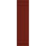 Ekena Millwork 16 1/8" x 35" True Fit PVC Three Board Joined Board-n-Batten Shutters, Pepper Red (Per Pair)