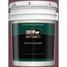 BEHR PREMIUM PLUS 5 gal. #PPU1-14 Formal Maroon Semi-Gloss Enamel Exterior Paint & Primer