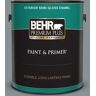 BEHR PREMIUM PLUS 1 gal. #MQ5-29 Gotham Gray Semi-Gloss Enamel Exterior Paint & Primer