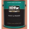 BEHR PREMIUM PLUS 1 gal. #M200-5 Terra Cotta Clay Semi-Gloss Enamel Exterior Paint & Primer