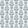 Maisie, Dolly Navy Blue Folk Floral Paper Pre-Pasted Wallpaper Roll (Covers 56.4 sq. ft.)