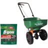 Ortho Bug B-gon Lawn Insect Killer and Turf Builder EdgeGuard Mini Broadcast Spreader Bundle for Small Lawns