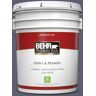 BEHR PREMIUM PLUS 5 gal. #S550-6 Mysterious Night Flat Low Odor Interior Paint & Primer