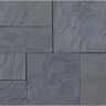 Nantucket Pavers Patio-on-a-Pallet 10 ft. x 10 ft. Concrete Gray Basket weave Yorkstone Paver (37 Pieces/100 Sq. Ft)