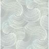 Scott Karson Teal Swirling Geometric Teal Paper Strippable Roll (Covers 56.4 sq. ft.)