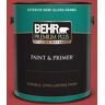 BEHR PREMIUM PLUS 1 gal. #160B-7 Daredevil Semi-Gloss Enamel Exterior Paint & Primer