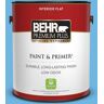 BEHR PREMIUM PLUS 1 gal. #P500-4 Life Force Flat Low Odor Interior Paint & Primer