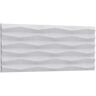 ORAC DECOR 3/4 in. D x 9-7/8 in. W x 78-3/4 in. L Primed White Plain Ridge Polyurethane 3D Wall Covering Panel Moulding