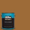 BEHR PREMIUM PLUS 1 gal. #PPU6-01 Curry Powder Satin Enamel Exterior Paint & Primer