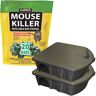 Harris Mouse Killer Bars and Locking Rat and Mouse Refillable Bait Station Value Pack