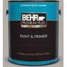 BEHR PREMIUM PLUS 1 gal. #T17-09 Laid Back Gray Satin Enamel Exterior Paint & Primer