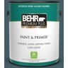 BEHR PREMIUM PLUS 1 gal. #PPU13-19 Observatory Semi-Gloss Enamel Low Odor Interior Paint & Primer