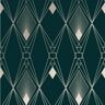 Graham & Brown NEXT Deco Geometric Teal Removable Non-Woven Paste the Wall Wallpaper