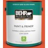 BEHR PREMIUM PLUS 1 gal. #S-G-210 Volcanic Blast Semi-Gloss Enamel Low Odor Interior Paint & Primer