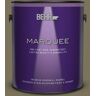 BEHR MARQUEE 1 gal. #380F-7 Crocodile Eggshell Enamel Interior Paint & Primer