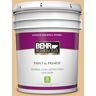 BEHR PREMIUM PLUS 5 gal. #M250-3 Apple Turnover Eggshell Enamel Low Odor Interior Paint & Primer