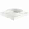 AFCO 12 in. Aluminum Standard Capital and Base with feature for Endura-Aluminum Fluted Round Columns