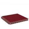 Red 24 in. W x 24 in. L Carpeted Foam Floor Tiles (24 sq. ft.)