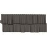 NovikShake 18.8 in. x 48.4 in. HS Hand Split Shake Polymer Siding in Rockaway Gray (9 Panels Per Box, 49.4 sq. ft.)